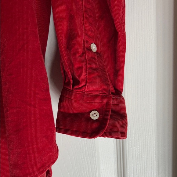 Polo Ralph Lauren Men's Blake Corduroy Bold Red Button-Down Shirt Size Large - Picture 5 of 12